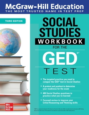 Book cover for McGraw-Hill Education Social Studies Workbook for the GED Test, Third Edition