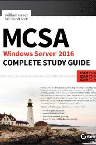 Cover of MCSA Windows Server 2016 Complete Study Guide