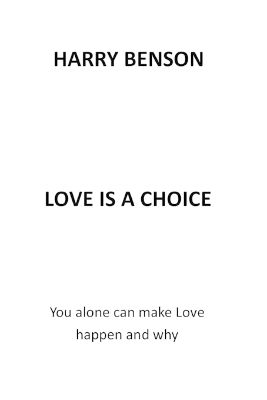 Book cover for Love Is a Choice