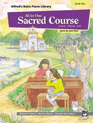 Book cover for Alfred's Basic All-in-One Sacred Course, Book 5