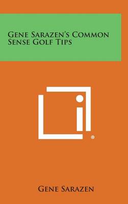 Book cover for Gene Sarazen's Common Sense Golf Tips