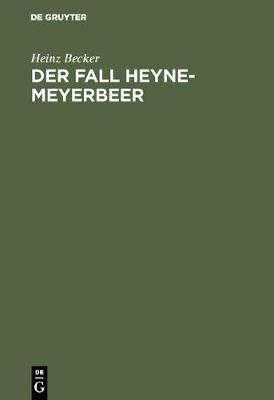 Book cover for Der Fall Heyne-Meyerbeer