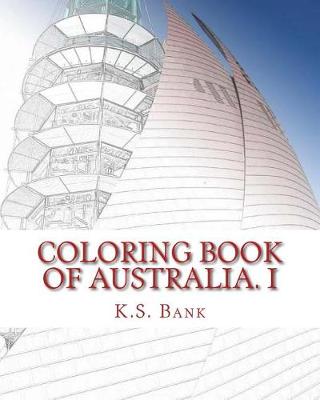 Book cover for Coloring Book of Australia. I