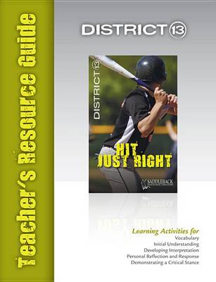 Book cover for Hit Just Right Teacher's Resource Guide