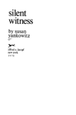 Cover of Silent Witness