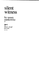 Book cover for Silent Witness