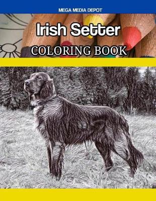 Book cover for Irish Setter Coloring Book