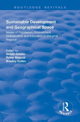 Cover of Sustainable Development and Geographical Space