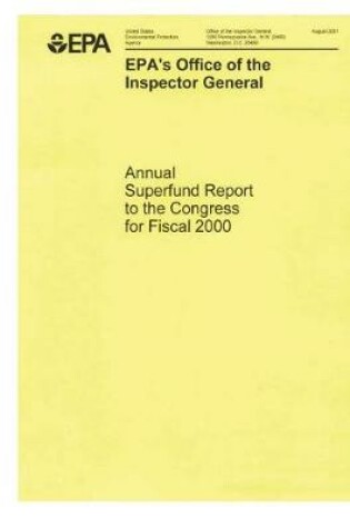 Cover of Annual Superfund Report to the Congress for Fiscal 2000