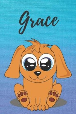 Cover of Grace dog coloring book / notebook / journal / diary