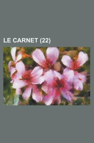 Cover of Le Carnet (22)
