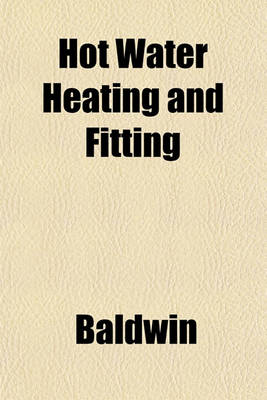 Book cover for Hot Water Heating and Fitting