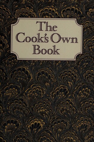 Cover of Cooks Own Book