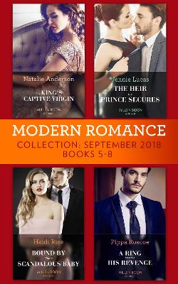 Book cover for Modern Romance September 2018 Books 5-8