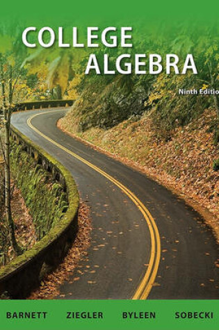 Cover of Combo: College Algebra with Student Solutions Manual