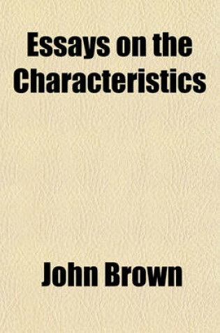 Cover of Essays on the Characteristics