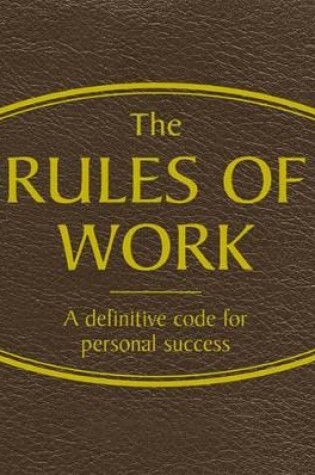 Cover of Rules of Work audio CD