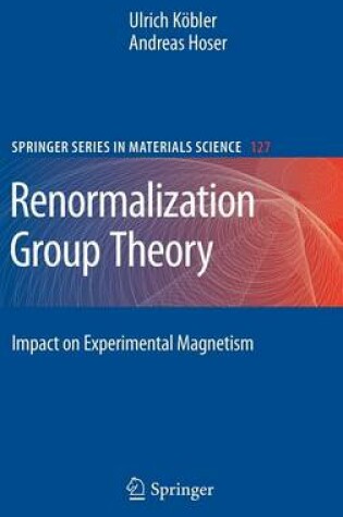 Cover of Renormalization Group Theory