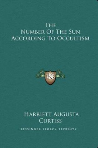 Cover of The Number of the Sun According to Occultism