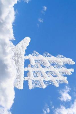 Book cover for A Clipper Sailing Ship in the Clouds Made of Clouds