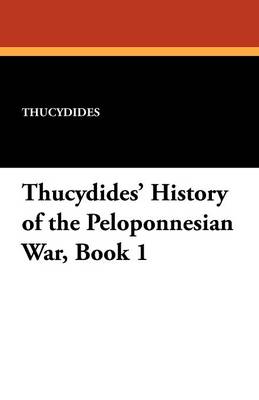 Book cover for Thucydides' History of the Peloponnesian War, Book 1