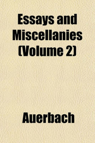 Cover of Essays and Miscellanies (Volume 2)