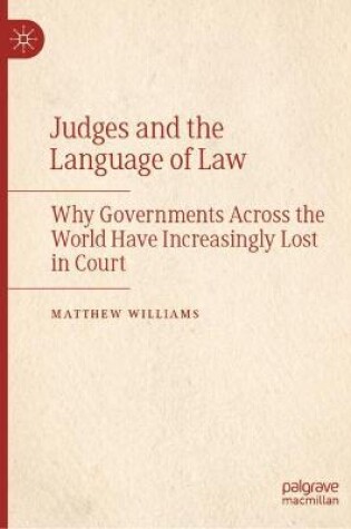 Cover of Judges and the Language of Law