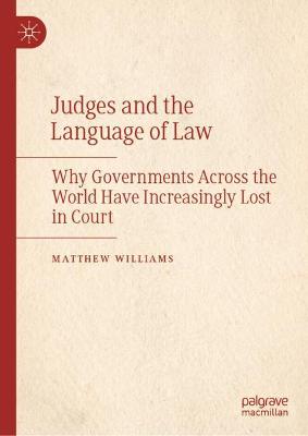 Book cover for Judges and the Language of Law