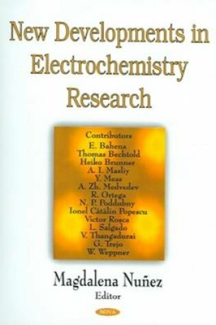 Cover of New Developments in Electrochemistry Research