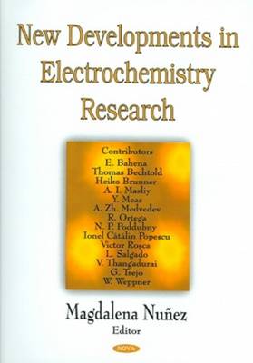Book cover for New Developments in Electrochemistry Research