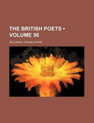 Book cover for The British Poets (Volume 56); Including Translations