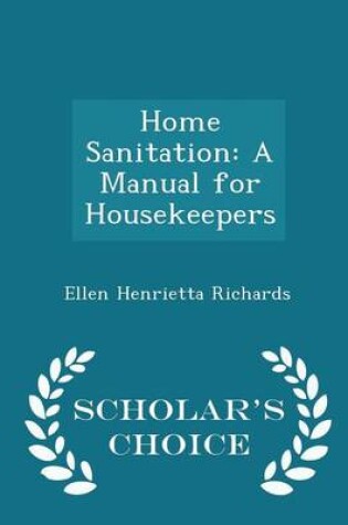 Cover of Home Sanitation