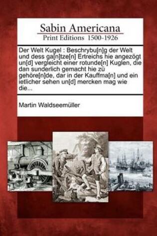 Cover of Der Welt Kugel