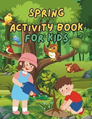 Book cover for Spring Activity Book For Kids 2024