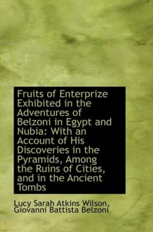 Cover of Fruits of Enterprize Exhibited in the Adventures of Belzoni in Egypt and Nubia