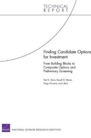 Cover of Finding Candidate Options for Investment