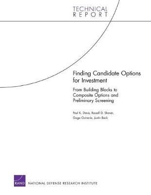 Book cover for Finding Candidate Options for Investment