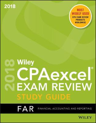 Book cover for Wiley CPAexcel Exam Review 2018 Study Guide