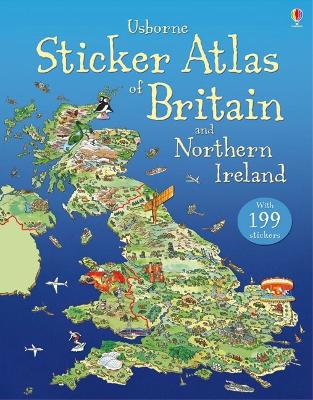 Book cover for Sticker Atlas of Britain and Northern Ireland