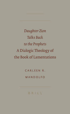 Book cover for Daughter Zion Talks Back to the Prophets