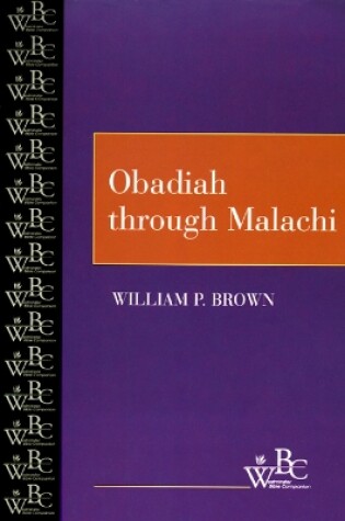 Cover of Obadiah through Malachi