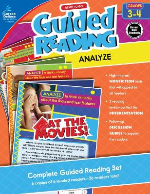 Book cover for Ready to Go Guided Reading: Analyze, Grades 3 - 4