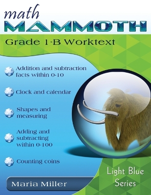 Book cover for Math Mammoth Grade 1-B Worktext