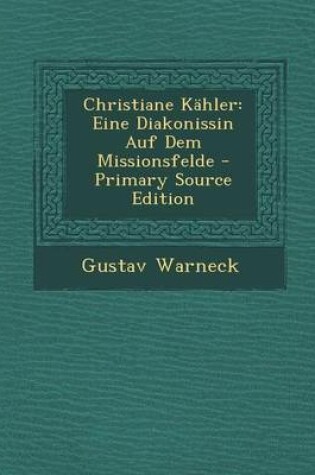 Cover of Christiane Kahler