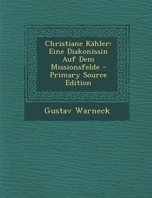 Book cover for Christiane Kahler