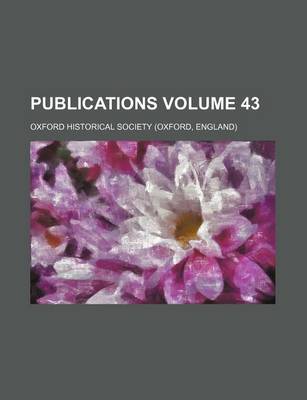 Book cover for Publications Volume 43