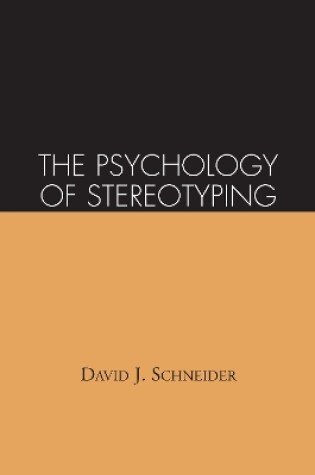 Cover of The Psychology of Stereotyping