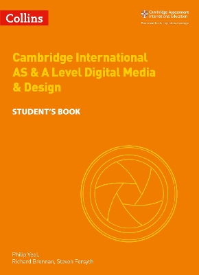 Book cover for Cambridge International AS & A Level Digital Media and Design Student's Book