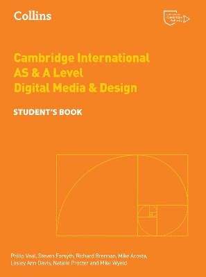 Book cover for Cambridge International AS & A Level Digital Media and Design Student’s Book