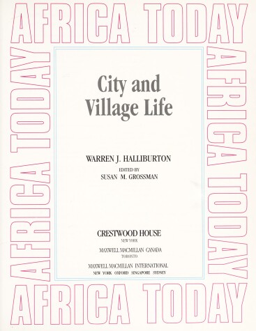 Cover of City and Village Life